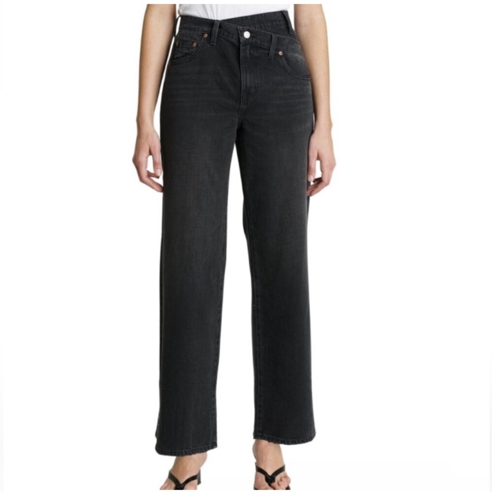 Pistola Bobbie Crossover Jeans - black, size 29